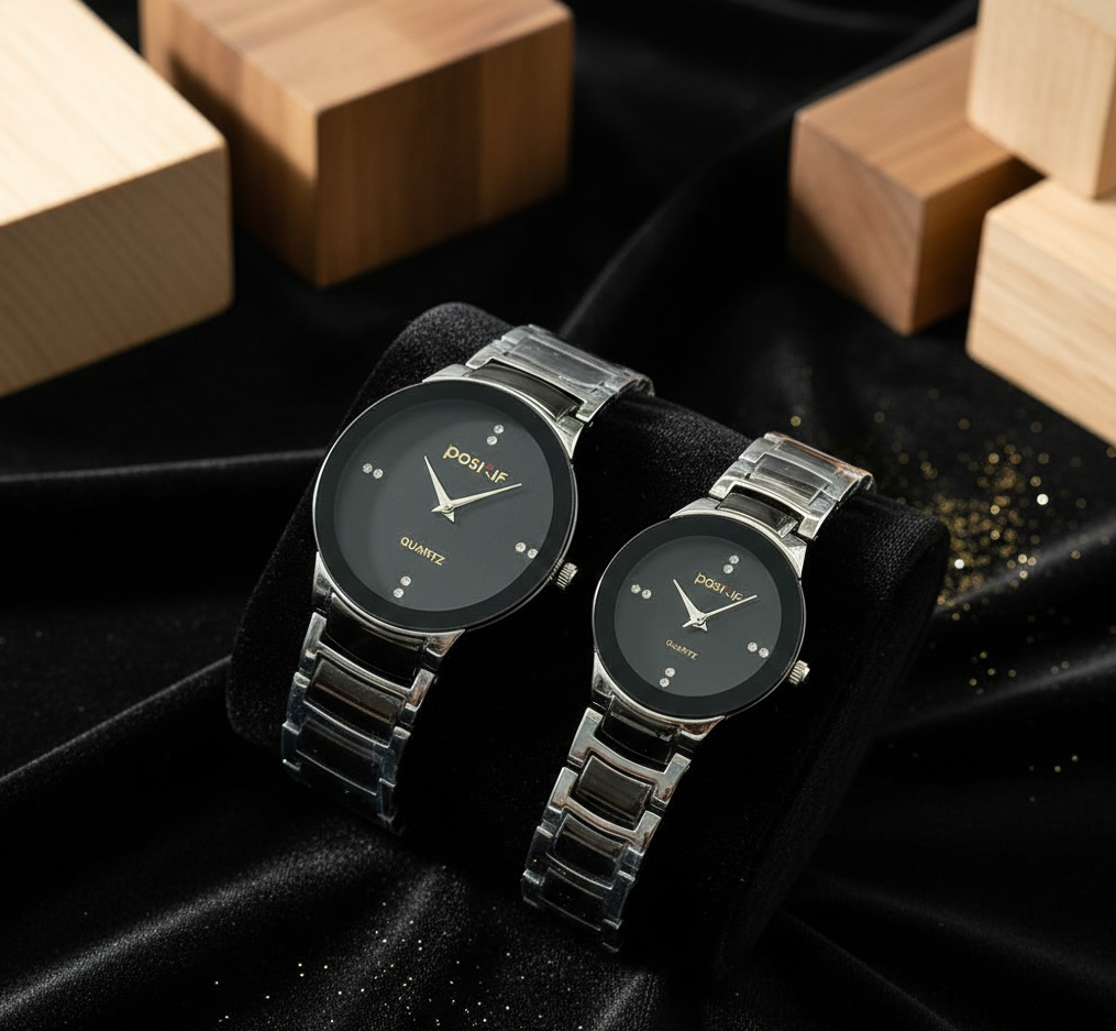 POSITIF Couple Watch – Elegant Matching His & Her