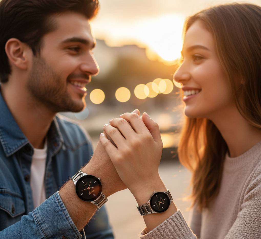 POSITIF Couple Watch – Elegant Matching His & Her