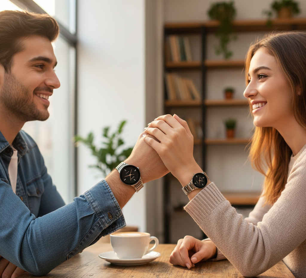 POSITIF Couple Watch – Elegant Matching His & Her