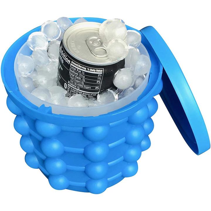 Silicon Ice Jenie | Soft Silicone Magic Ice Cube Maker | Ice Jenie For Travel & Outdoor | Ice Mold