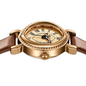 Oval Belt Quartz Movement Waterproof Compact Fashion Watch
