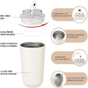SMEG - Stainless Steel Vacuum Insulated Tumbler Mug